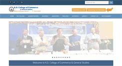 Desktop Screenshot of kdcollege.ac.in
